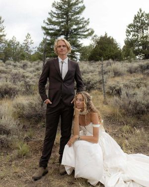 Brown Suit with White Shirt and Western Tie