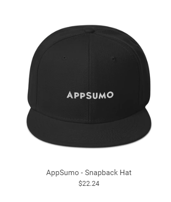 AppSumo snapback hat