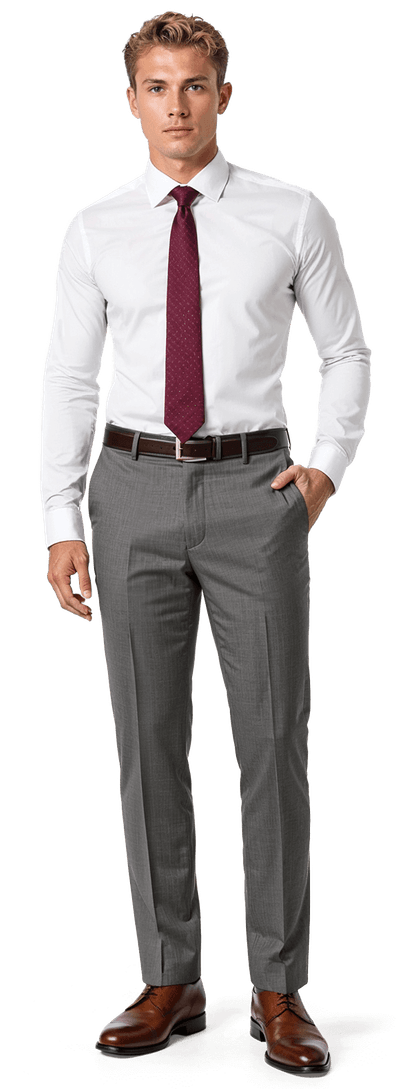 Easy-iron white Shirt