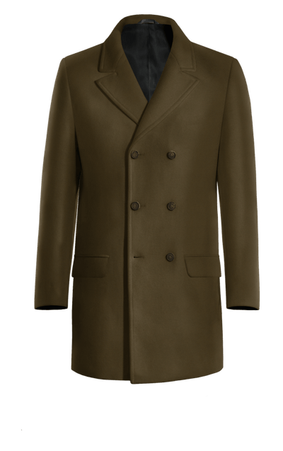 Cashmere brown Double breasted overcoat